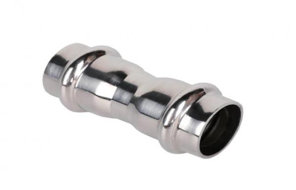 Детальное изображение Двухраструбная пресс-муфта из нерж. стали 22*22mm ZEISSLER ZTI.503.002222 в интернет-магазине THERM.BY