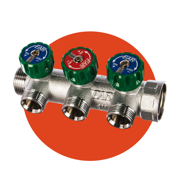 Гребенки (коллекторы) для радиаторов