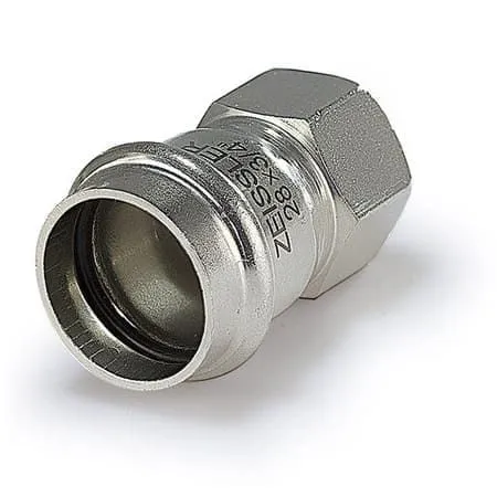 Детальное изображение Пресс-фитинг из нержавеющей стали с внутренней резьбой 28mm*3/4 ZEISSLER ZTI.502.002805 в интернет-магазине THERM.BY