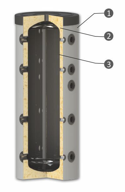 Детальное изображение Буферная емкость Sunsystem PS 150 в интернет-магазине THERM.BY
