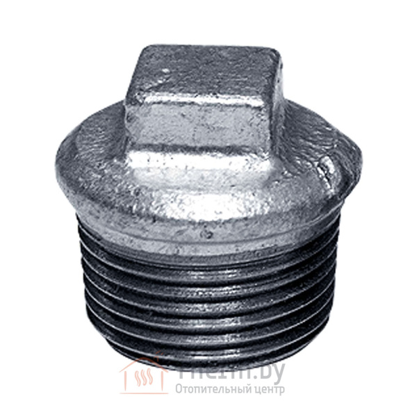 Детальное изображение Заглушка оцинкованная чугунная 1/2" НР Trakya Dokum в интернет-магазине THERM.BY