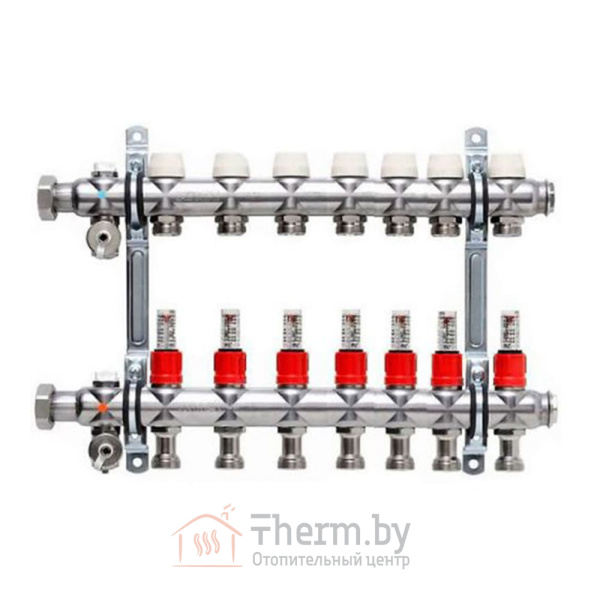 Детальное изображение Коллектор для теплого пола Komfort 5/4"-7, Kermi арт. SFVT0700000 в интернет-магазине THERM.BY