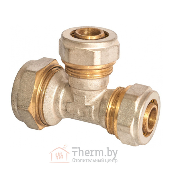 Детальное изображение Тройник латунный 20 х 2.0 / 16 х 2.0 / 16 х 2.0 APE в интернет-магазине THERM.BY
