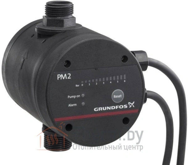 Детальное изображение Реле давления с защитой от сухого хода Grundfos PM2 в интернет-магазине THERM.BY