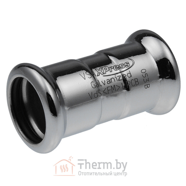 Детальное изображение Пресс соединитель 18 x 18 мм KAN-therm Steel оцинкованная сталь арт. 1509245004 в интернет-магазине THERM.BY