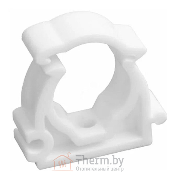 Детальное изображение Опора ПП (полипропиленовая) с защёлкой 16/18 мм белая VALFEX в интернет-магазине THERM.BY