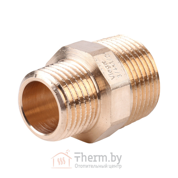 Детальное изображение Ниппель переходной бронзовый НР 3/4" х 1/2" Viega арт. 266 523 в интернет-магазине THERM.BY