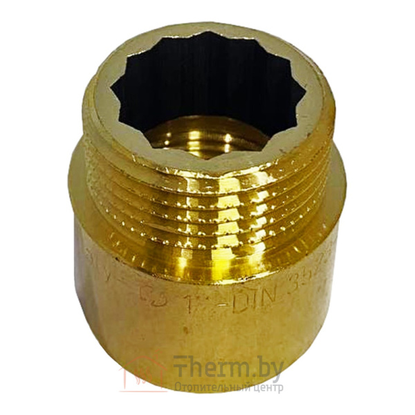 Детальное изображение Удлинитель латунный 1" 25 мм General Fittings арт. 2600D8R102500A в интернет-магазине THERM.BY