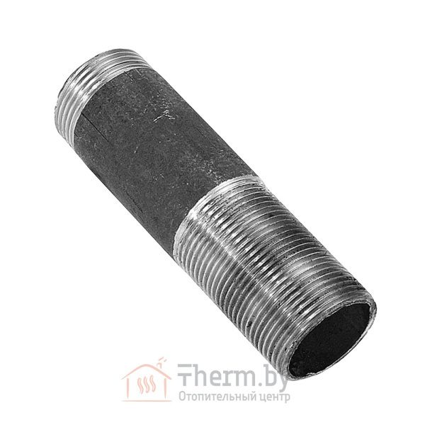 Детальное изображение Сгон стальной черный 1/2" НР в интернет-магазине THERM.BY