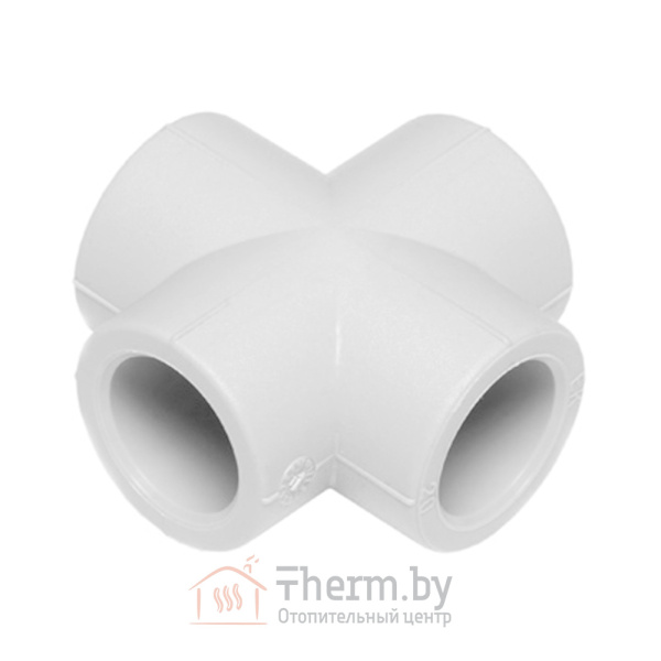 Детальное изображение Крестовина ПП белая 25мм Wavin Ekoplastik Чехия в интернет-магазине THERM.BY