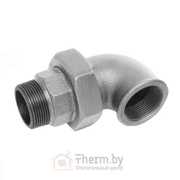 Детальное изображение Американка угловая оцинкованная чугунная 90° х 1/2" ВР/НР Trakya Dokum в интернет-магазине THERM.BY
