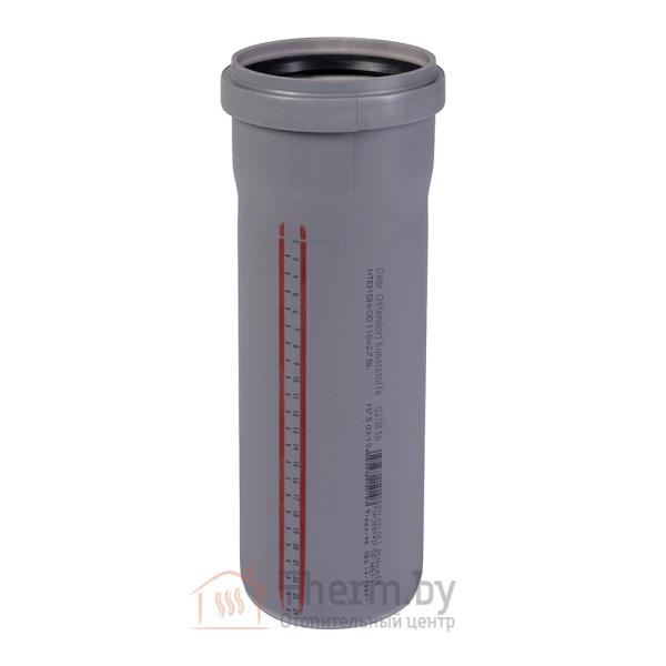 Детальное изображение Труба канализационная ПП внутренняя Ostendorf 110 х 2.7 х 250 мм арт. 115010 в интернет-магазине THERM.BY