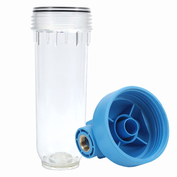 Детальное изображение Магистральный фильтр для холодной воды VIRMUT МФП-12 10SL(2), 1/2" (прозрачный, с 2-мя уплотнительными кольцами) в интернет-магазине THERM.BY