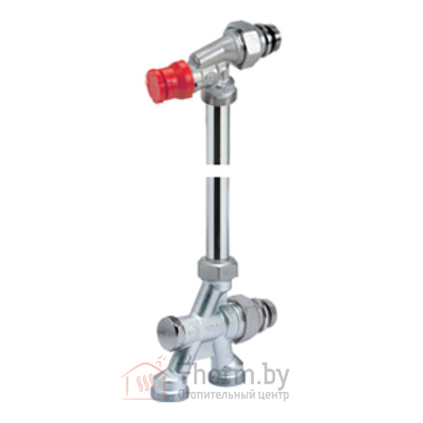 Детальное изображение Термостатическая группа для двухтрубных cистем 1/2" x3/4"E с угловым клапаном Giacomini R438P арт. R438PX037 в интернет-магазине THERM.BY