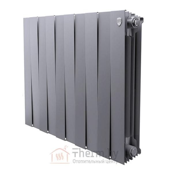 Детальное изображение Биметаллический радиатор PIANOFORTE 500/100 Silver Satin Royal Thermo в интернет-магазине THERM.BY