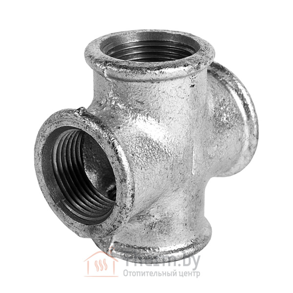 Детальное изображение Крестовина оцинкованная чугунная 2" ВР Trakya Dokum в интернет-магазине THERM.BY