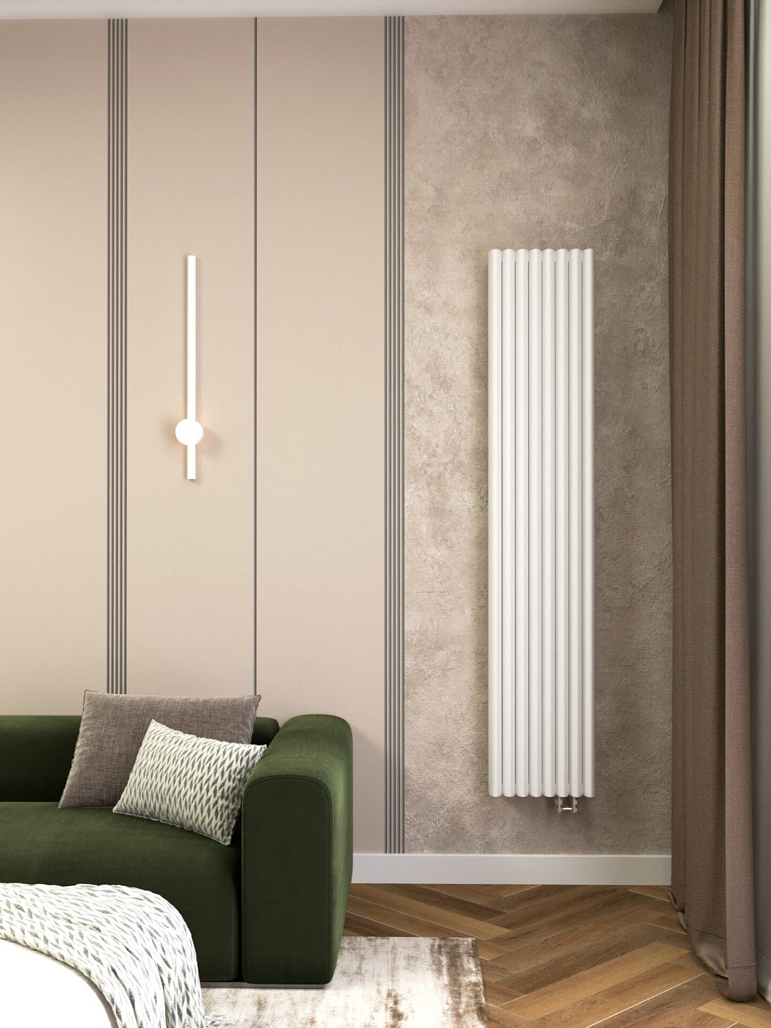 Радиатор алюминиевый трубчатый Fusion ECLIPSE 1800 [4 секции]