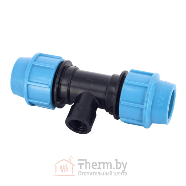 Детальное изображение Тройник компрессионный 32 х 1/2"ВР х 32 Unidelta в интернет-магазине THERM.BY