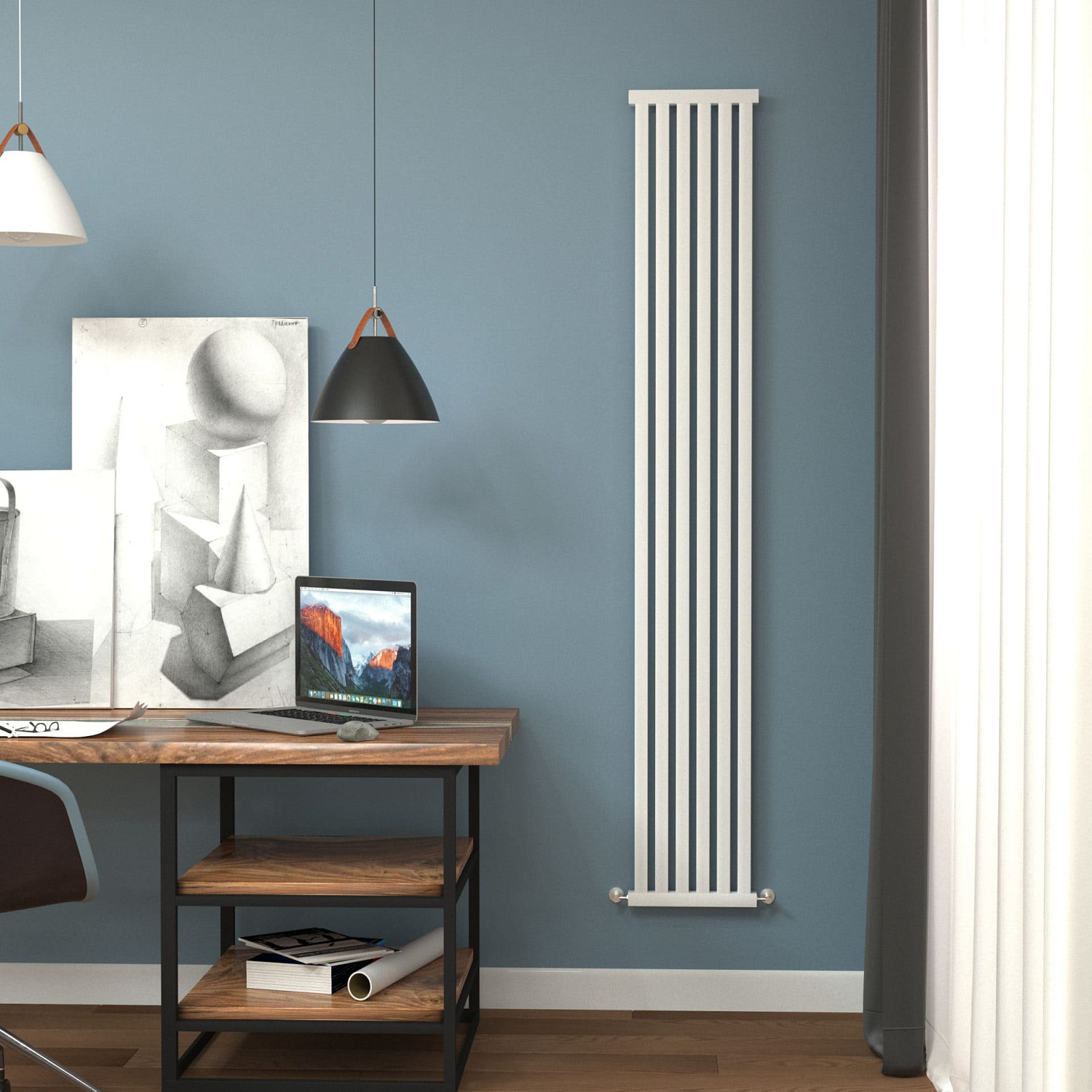 Радиатор алюминиевый трубчатый Fusion QUADRA 1800 [4 секции]