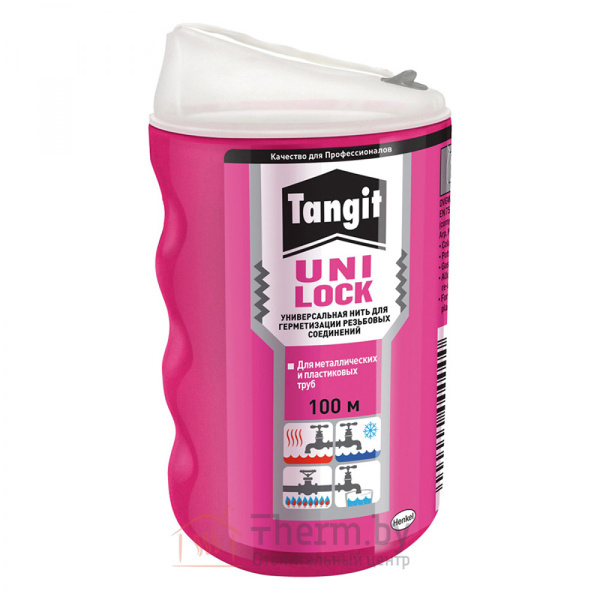 Детальное изображение Tangit Uni-Lock, 100 м. Нить для герметизации резьбовых соединений в интернет-магазине THERM.BY
