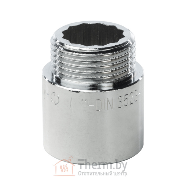 Детальное изображение Удлинитель латунный 1" 25 мм хромированный General Fittings арт. 2600D8B102500A в интернет-магазине THERM.BY