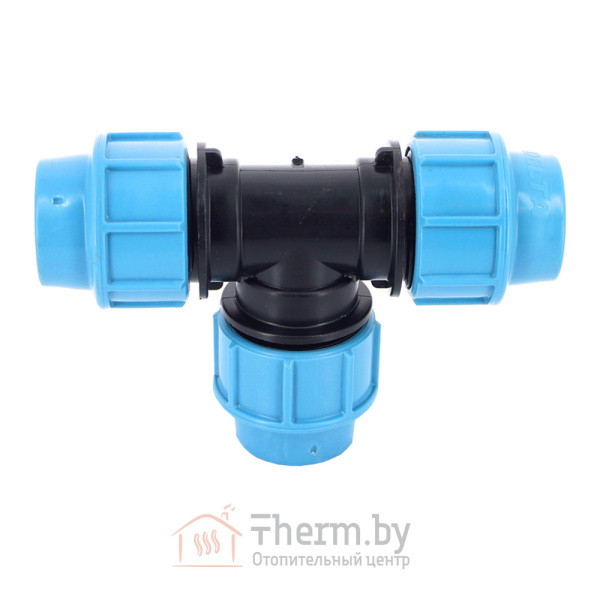 Детальное изображение Тройник компрессионный 63 х 25 х 63 Unidelta в интернет-магазине THERM.BY