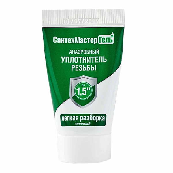 Детальное изображение Анаэробный герметик гель "СантехМастер" для резьбовых соединений 15г, зелёный в интернет-магазине THERM.BY