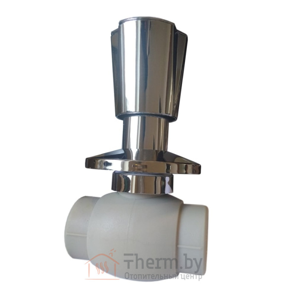 Детальное изображение Кран ПП шаровой под штукатурку 25 мм Aquapipe в интернет-магазине THERM.BY