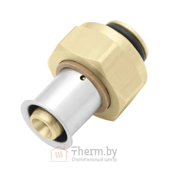 Детальное изображение Пресс муфта конусная латунная 16 х 2.0 х 3/4" KAN-Therm арт. 1009271013 в интернет-магазине THERM.BY