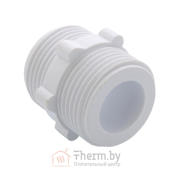 Детальное изображение Соединитель наливного шланга для стиральных машин 3/4" пластик в интернет-магазине THERM.BY