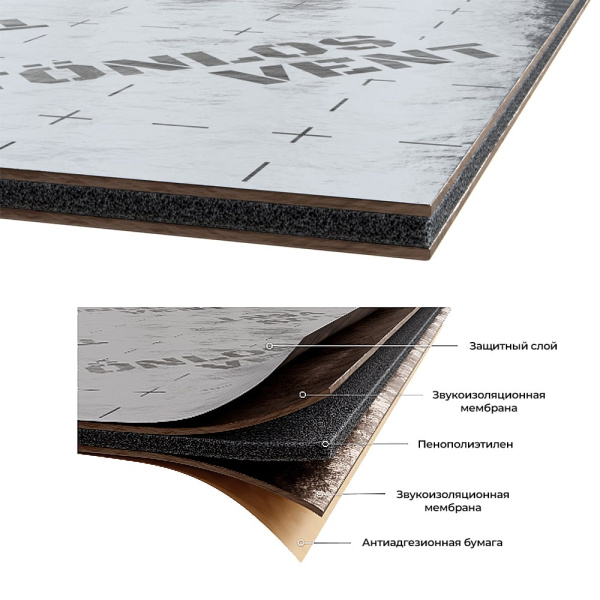 Детальное изображение Комплект звукоизоляции для вентиляции Tonlos VENT в интернет-магазине THERM.BY