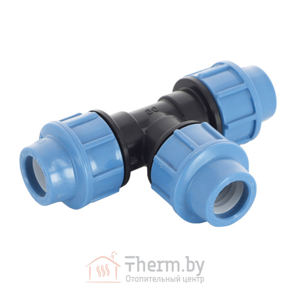 Детальное изображение Тройник компрессионный 20 х 20 х 20 Unidelta в интернет-магазине THERM.BY