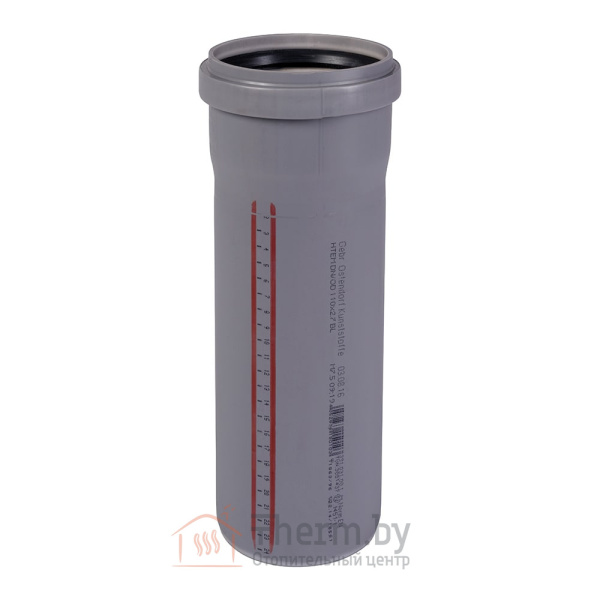 Детальное изображение Труба канализационная ПП внутренняя Ostendorf 110 х 2.7 х 750 мм арт. 115030 в интернет-магазине THERM.BY