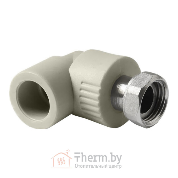 Детальное изображение Угол ПП с накидной гайкой 25 х 3/4" Aquapipe в интернет-магазине THERM.BY