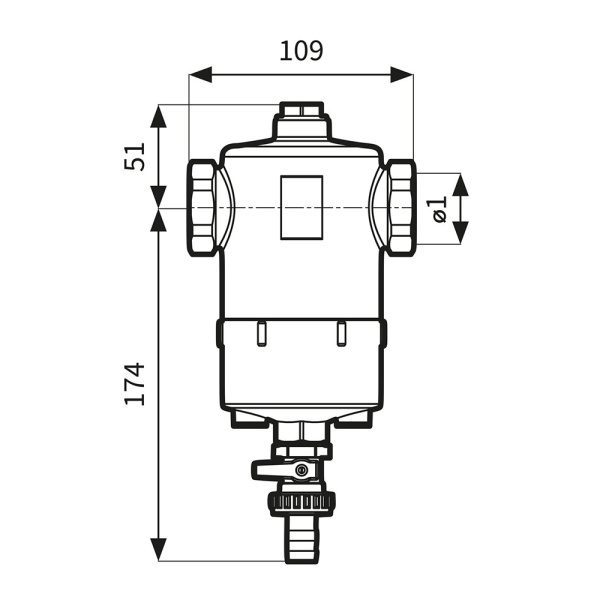 Детальное изображение Сепаратор шлама магнитный 1" ВР Afriso FAR 212 арт. 77 721 20 в интернет-магазине THERM.BY
