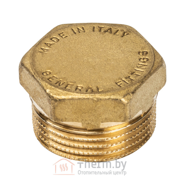 Детальное изображение Заглушка латунная НР 1 1/2" General Fittings арт. GF.40 в интернет-магазине THERM.BY