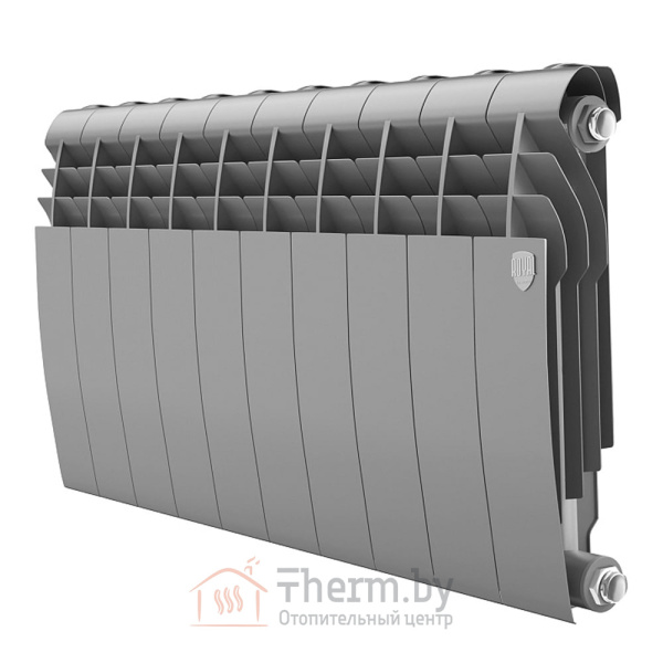 Детальное изображение Биметаллический радиатор Biliner 350 Silver Satin Royal Thermo в интернет-магазине THERM.BY