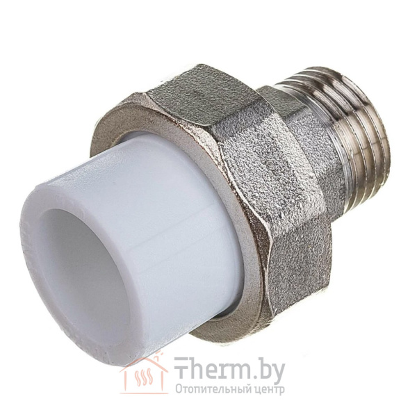 Детальное изображение Муфта разъёмная (американка) ПП 63 х 2" НР усиленная белая VALFEX в интернет-магазине THERM.BY