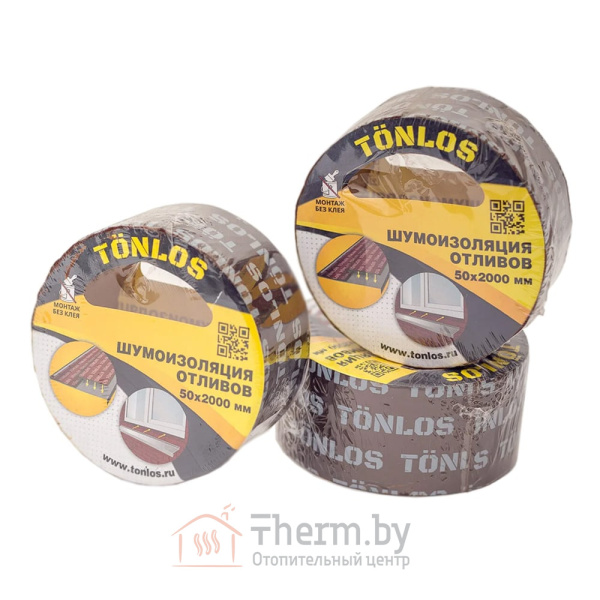 Детальное изображение Шумоизоляция для оконных отливов TONLOS TAPE 50 х 2000 мм в интернет-магазине THERM.BY