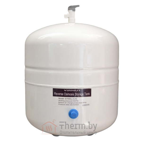 Детальное изображение Накопительный бак 12 л. металлический для систем обратного осмоса VIRMUT в интернет-магазине THERM.BY