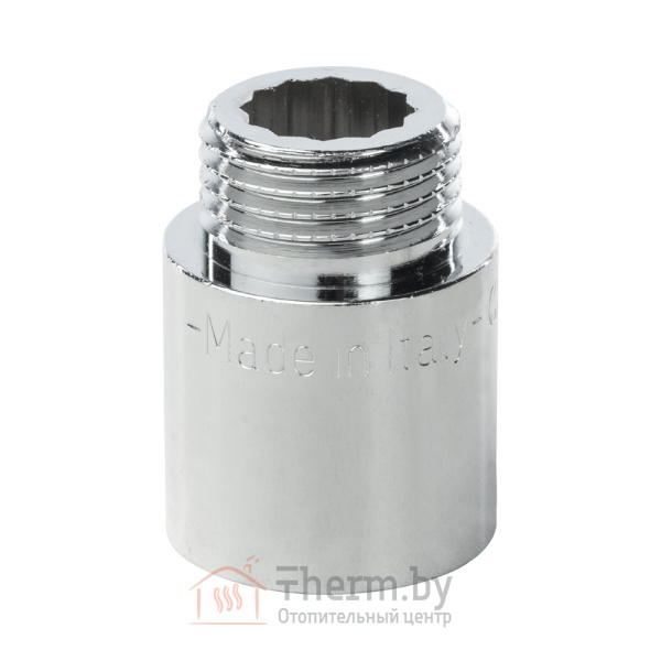 Детальное изображение Удлинитель латунный 1/2" 25 мм хромированный General Fittings арт. 2600D8B042500A в интернет-магазине THERM.BY