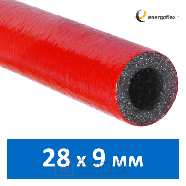 Детальное изображение Утеплитель для труб 28 х 9 мм красный Energoflex Super Protect арт. EFXT028092SUPRK в интернет-магазине THERM.BY