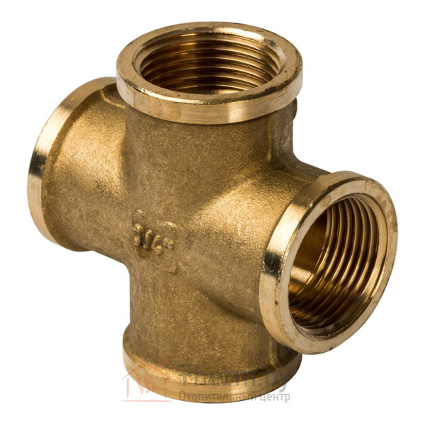 Детальное изображение Крестовина латунная ВР 3/4" General Fittings арт. 270036H050000A в интернет-магазине THERM.BY