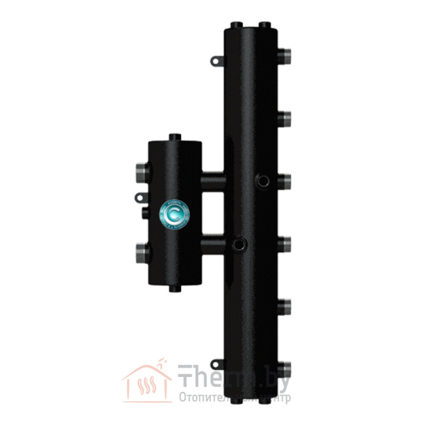 Детальное изображение Гидрострелка с коллектором 3 контура Север R-V3 до 70 кВт арт. 1945012 в интернет-магазине THERM.BY