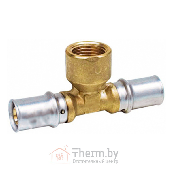 Детальное изображение Пресс тройник латунный 16 х 2.0 х 1/2" внутреняя резьба APE в интернет-магазине THERM.BY