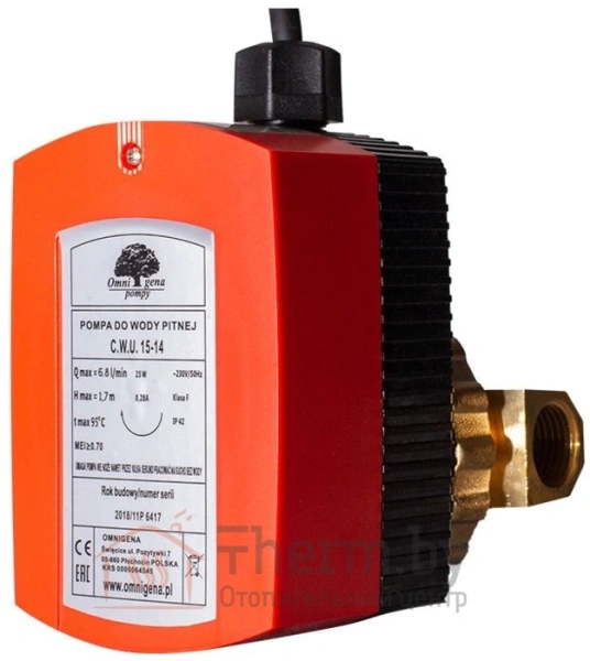 Детальное изображение Циркуляционный насос для систем ГВС OMNIGENA C.W.U.15-14 в интернет-магазине THERM.BY