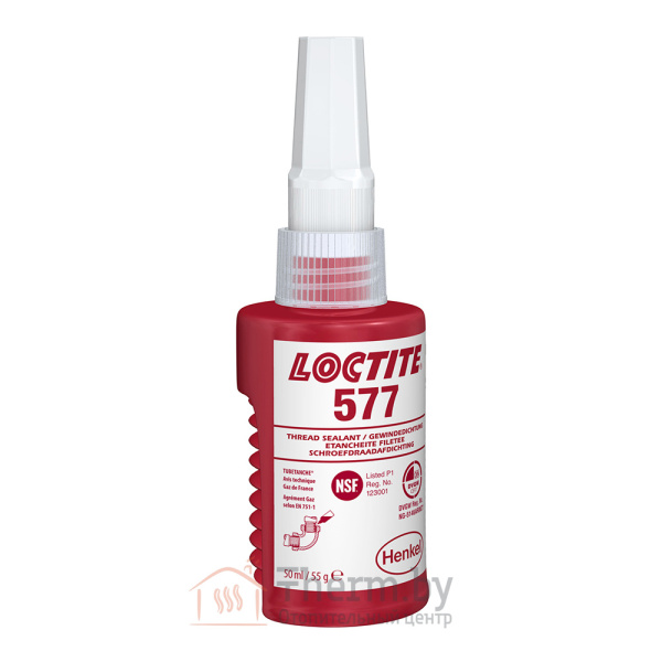 Детальное изображение Loctite 577, 50 мл. Резьбовой герметик фиксатор средней прочности в интернет-магазине THERM.BY