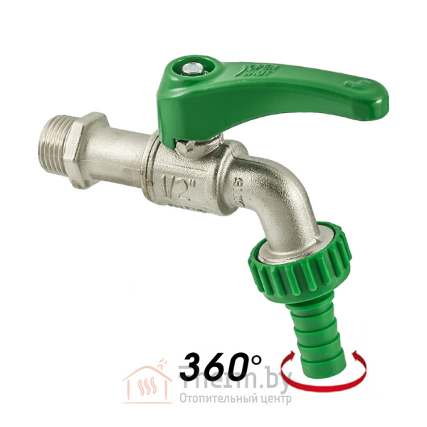 Детальное изображение Кран садовый шаровой 1/2" SPIN 131 Itap арт. 1310012 в интернет-магазине THERM.BY