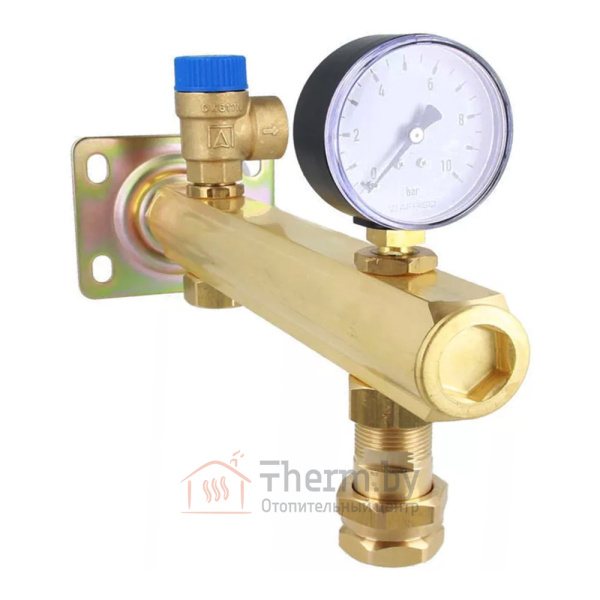 Детальное изображение Группа безопасности для бойлера BSB 621 с подключением расширительного бака 6.0 bar 3/4"ВР Afriso арт. 90 621 00 в интернет-магазине THERM.BY