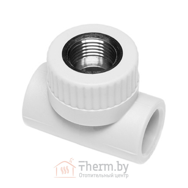 Детальное изображение Тройник ПП белый 25 х 1/2" ВР  Wavin Ekoplastik Чехия в интернет-магазине THERM.BY